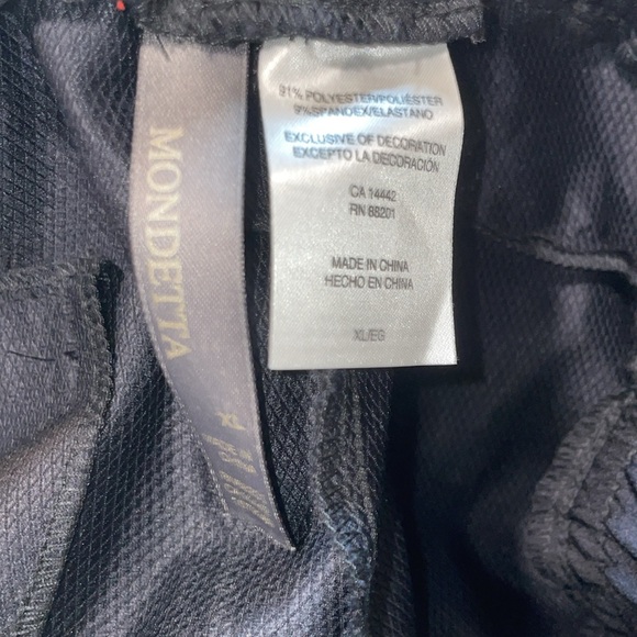 NWT Mondetta high rise black textured ankle pant size XL - Picture 3 of 4